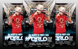 DJ World Tour - Flyer Template