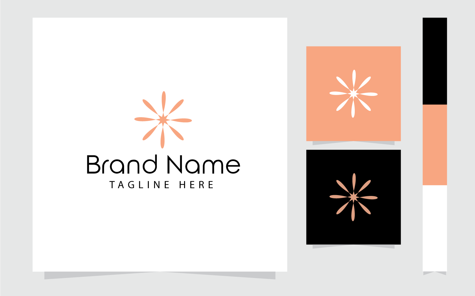 Flower Minimal Ready-to-use Brand Logo Template