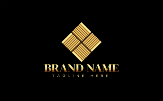 Luxury Cube Company Logo Template