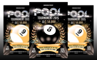 Pool Tournament - Flyer Template