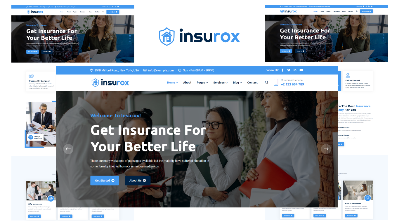 Insurox - Insurance Company HTML5 Template