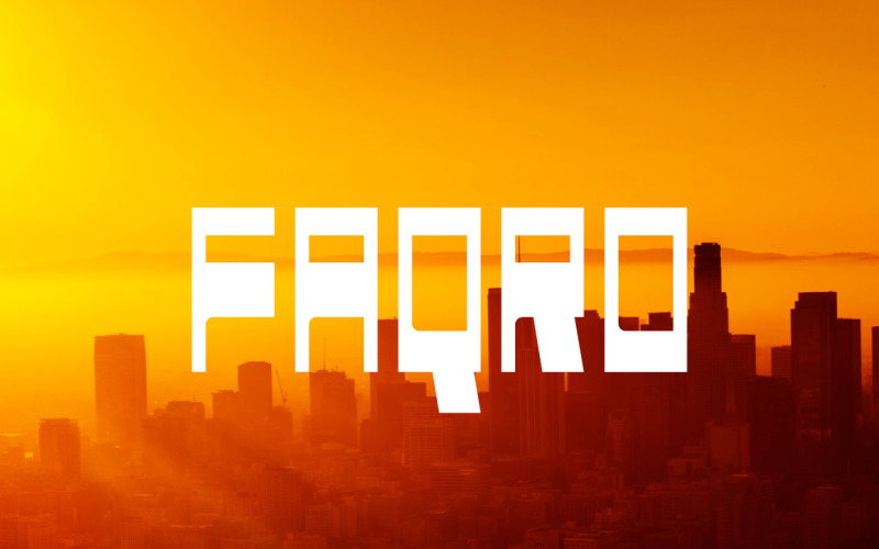 Faqro - Modern Vibes Font