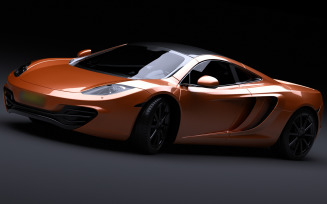 MCLaren 3D Car 3Ds Max Model