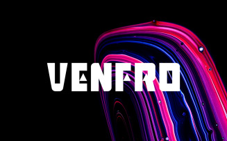 Venfro - Bold Digital Font