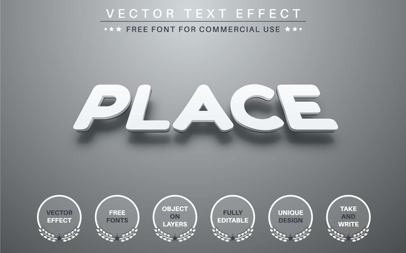 Template #222565 Effectfont Styleeditable Webdesign Template - Logo template Preview