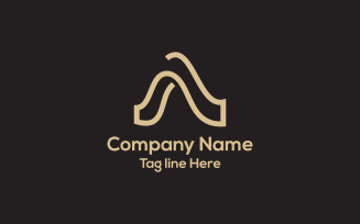 A Minimalist Letter Logo Design