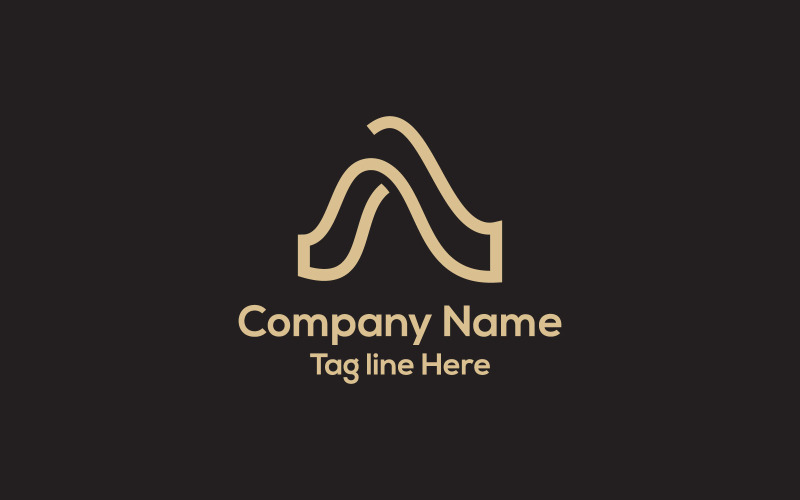 A Minimalist Letter Logo Design Logo Template