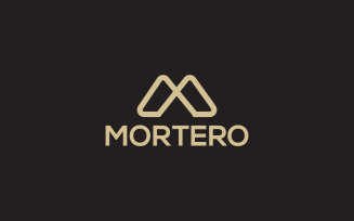 M Minimalist Letter Logo Design