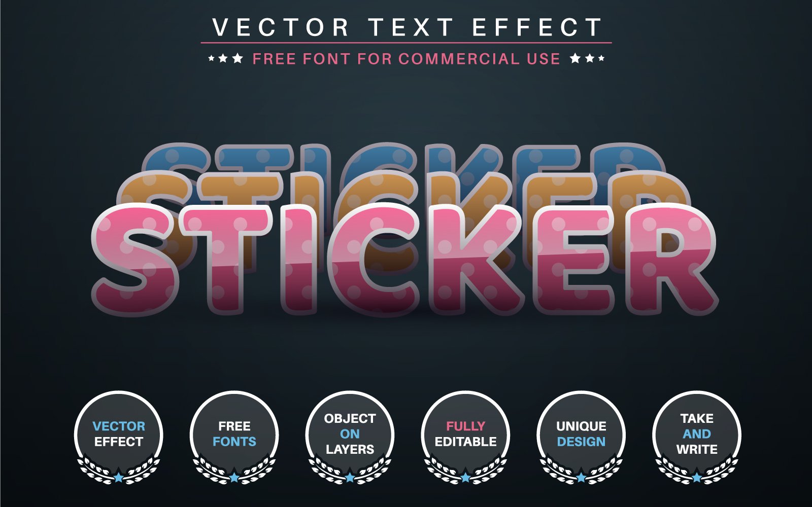 Template #222664 Effectfont Styleeditable Webdesign Template - Logo template Preview