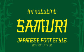 Samuri Faux Japanese Font