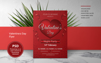 Valentine's Day Party Invitation Corporate Identity Template
