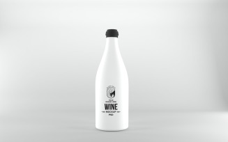3D render of a bottles isolated on a white background