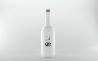 3D render of a White bottles isolated on a white background