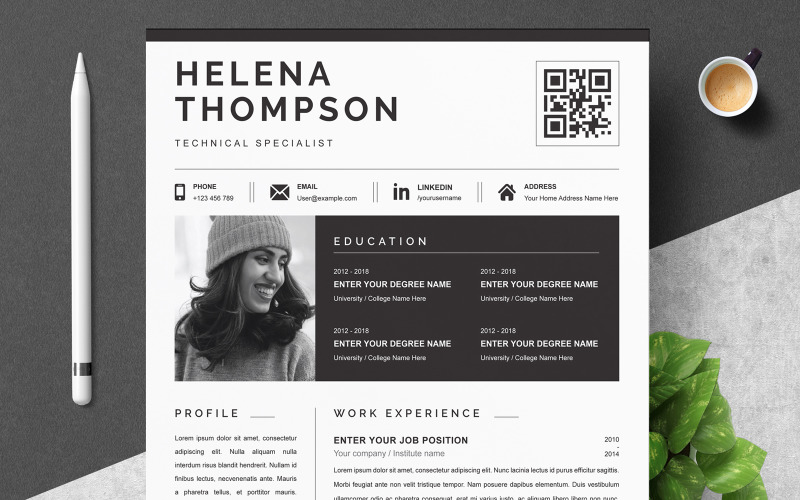 Helena / Modern Resume Template