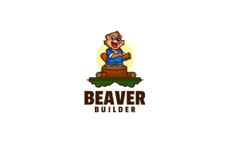 Beaver Builder Cartoon Logo