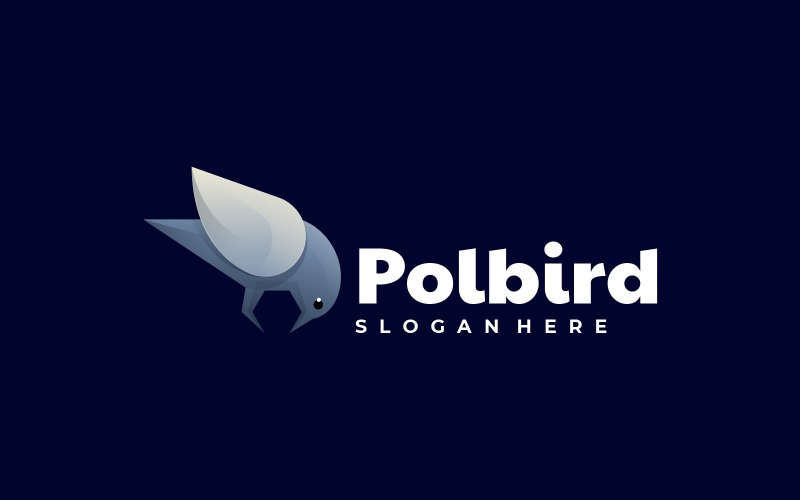 Bird Gradient Logo Design Logo Template