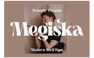 Megiska Modern And Stylish Font - Megiska Modern And Stylish Font