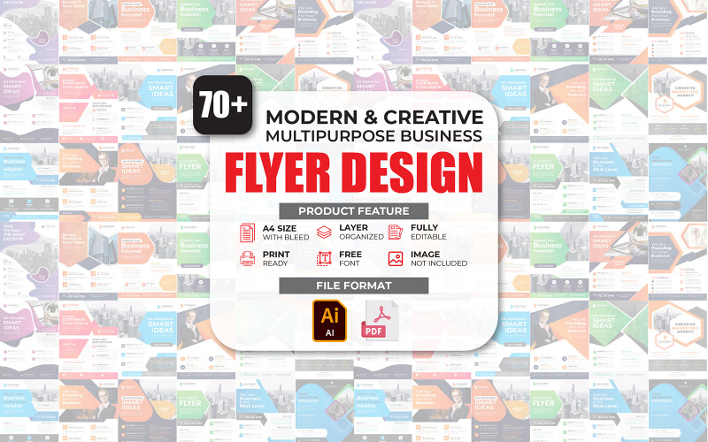 Modern Corporate Flyer Template Design Corporate Identity