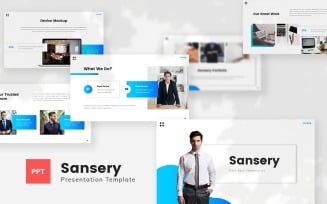 Sansery — Pitch Deck Powerpoint Template