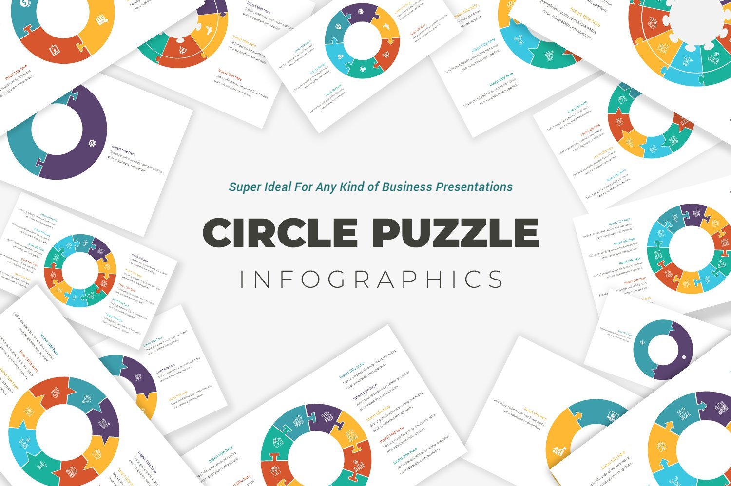 Kit Graphique #222915 Circle Puzzle Divers Modles Web - Logo template Preview