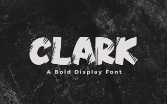 Clark – A Bold Display Font