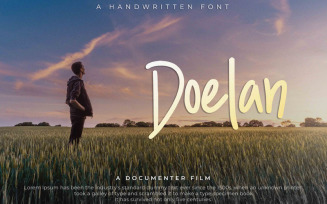 Doelan – A Handwritten Font