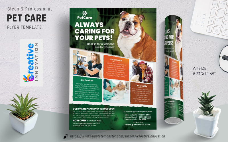 FREE Pet Animal Pet Services Flyer Corporate Identity