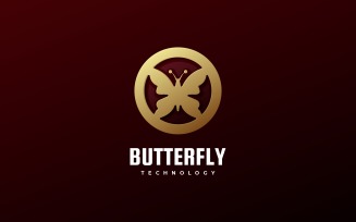 Butterfly Luxury Logo Template