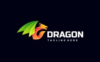 Dragon Gradient Color Logo
