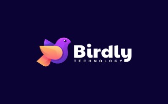 Little Bird Colorful Logo Template