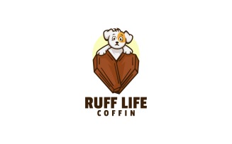 Ruff Life Dog Simple Mascot Logo