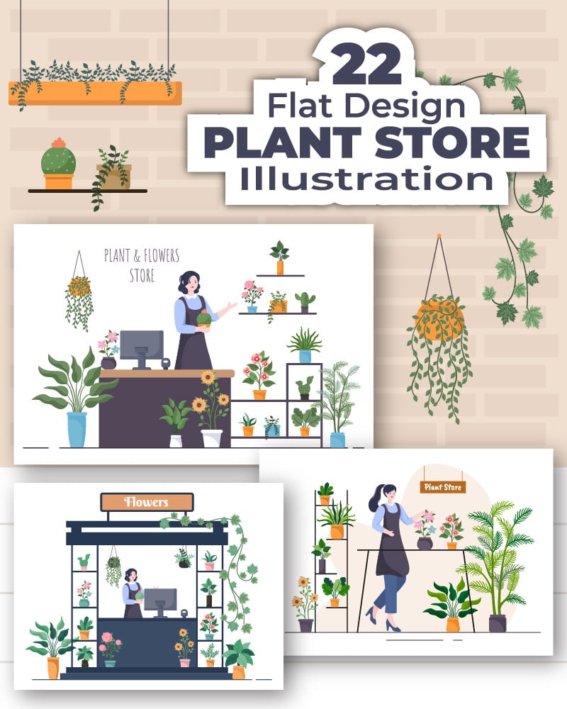 Kit Graphique #223132 Fleur Plante Web Design - Logo template Preview