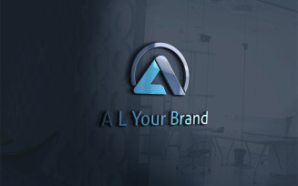 A L Creative Logo Design Vector