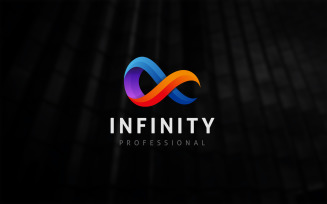 Colorful Abstract Creative Infinity Logo Template