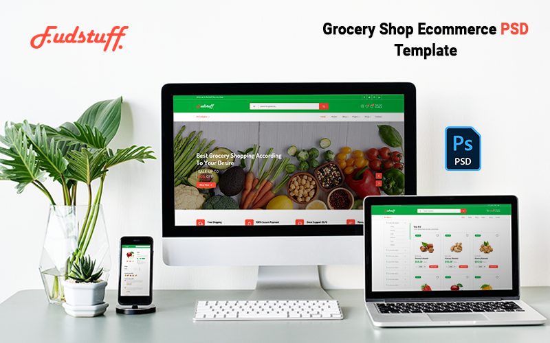 Template #223220 Grocery Store Webdesign Template - Logo template Preview