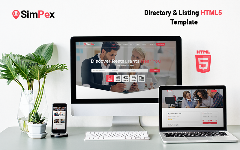 Directory And Listing HTML Template Website Template
