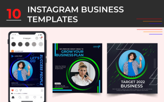 Instagram Business Templates Social Media