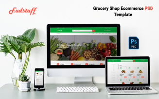 Multipurpose Grocery Store Shop Ecommerce PSD Template