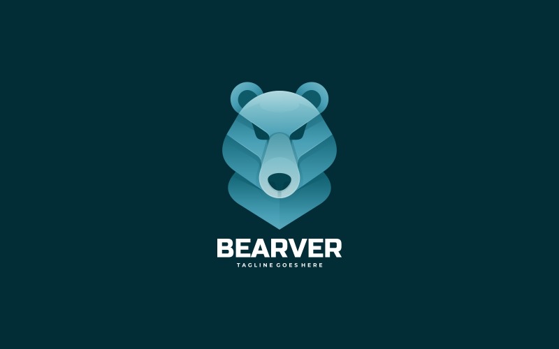 Beaver Gradient Logo Template