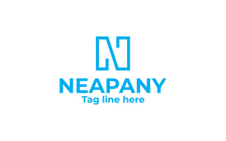 Neapany N Letter Logo Design Template