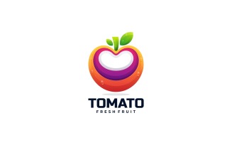Tomato Fresh Gradient Colorful Logo
