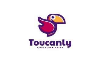 Toucan Color Mascot Logo Template