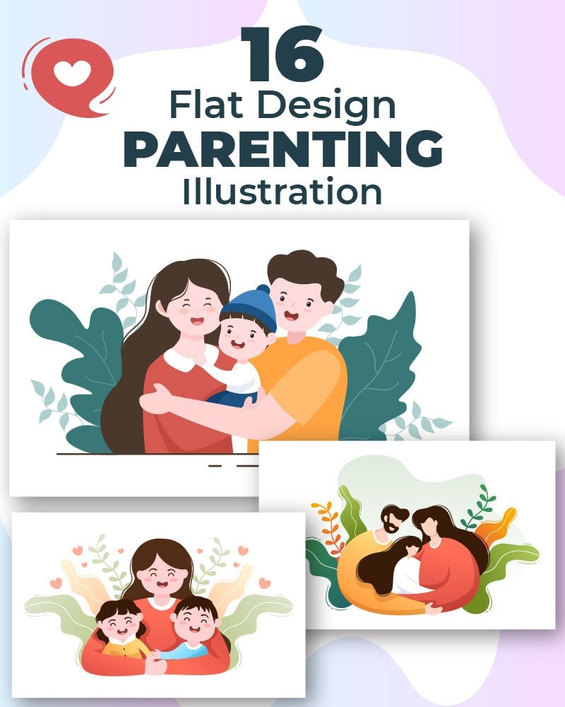Kit Graphique #223406 Parenting Amour Divers Modles Web - Logo template Preview