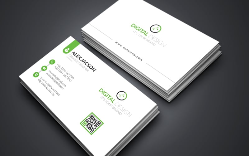 Template #223488 Card Corporate Webdesign Template - Logo template Preview