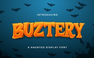 BUSTERY - Haunted Display Font