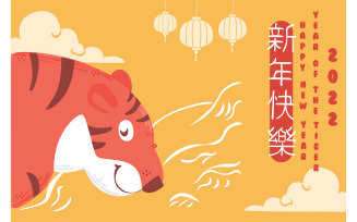 Chinese New Year Background Illustration