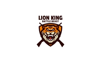 Lion King Mascot Logo Template