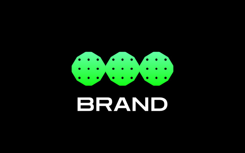 Tech M Future Gradient Green Logo Logo Template