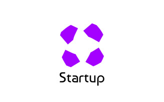 X Startup Abstract Meaning Logo