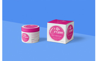 Cosmetic Cream Product Mockup